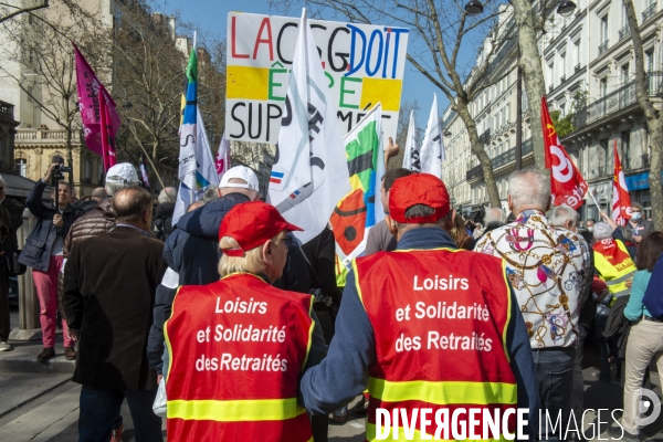 Manifesation des retraités