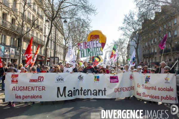 Manifesation des retraités