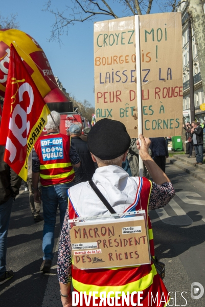 Manifesation des retraités