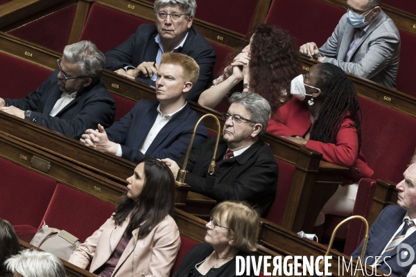 Allocution de Volodymyr Zelensky à l assemblée nationale.
