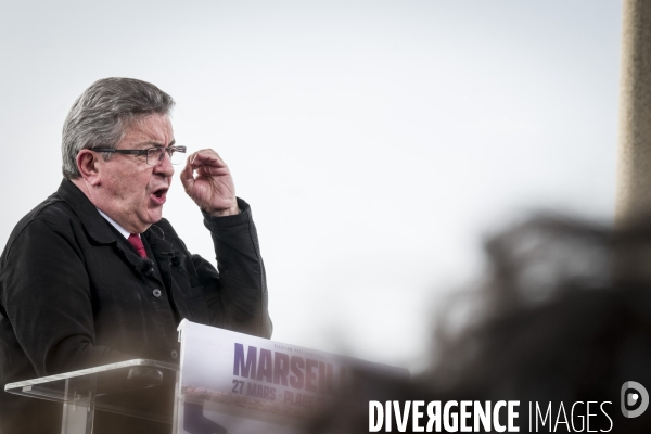 Meeting de JL Melenchon a Marseille- 27.03.2022