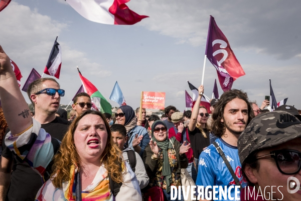 Meeting de JL Melenchon a Marseille- 27.03.2022