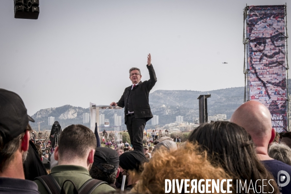 Meeting de JL Melenchon a Marseille- 27.03.2022