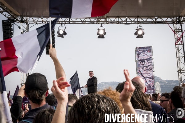 Meeting de JL Melenchon a Marseille- 27.03.2022