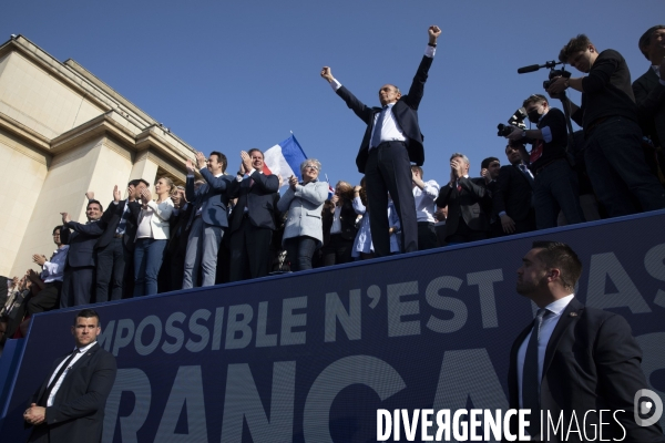 Meeting d Eric ZEMMOUR au Trocadéro à Paris