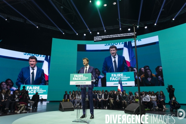 Présidentielle 2022 Meeting Zenith Yannick Jadot
