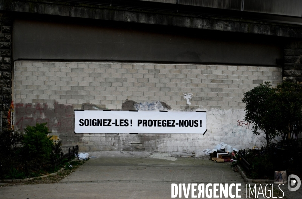 Crack porte de la villette / Manifestation des riverains