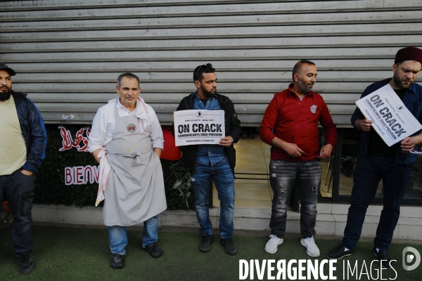 Crack porte de la villette / Manifestation des riverains