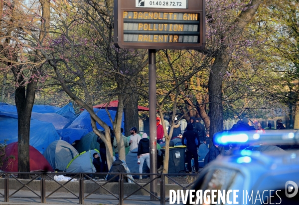 Crack porte de la villette / Manifestation des riverains