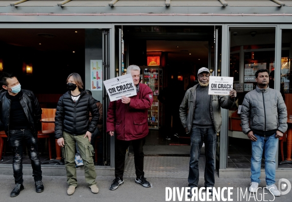 Crack porte de la villette / Manifestation des riverains