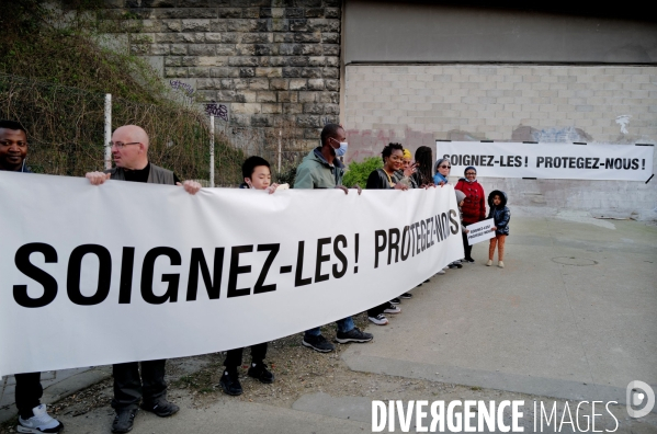 Crack porte de la villette / Manifestation des riverains