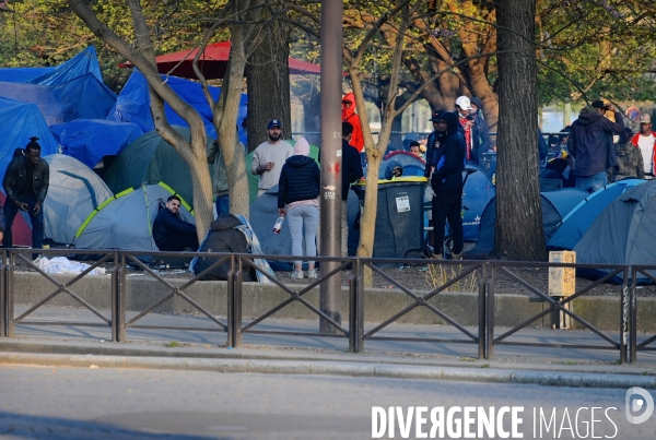 Crack porte de la villette / Manifestation des riverains