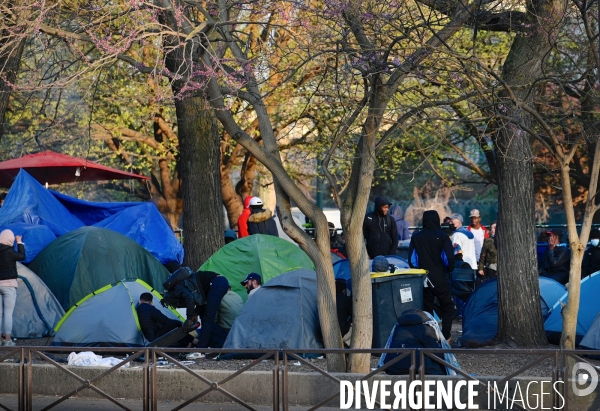 Crack porte de la villette / Manifestation des riverains