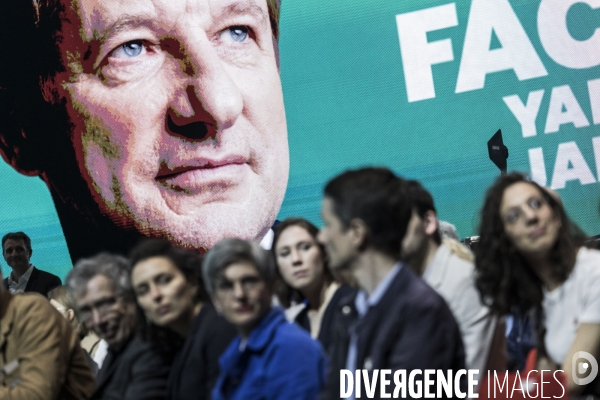 Meeting de Yannick Jadot au Zenith.