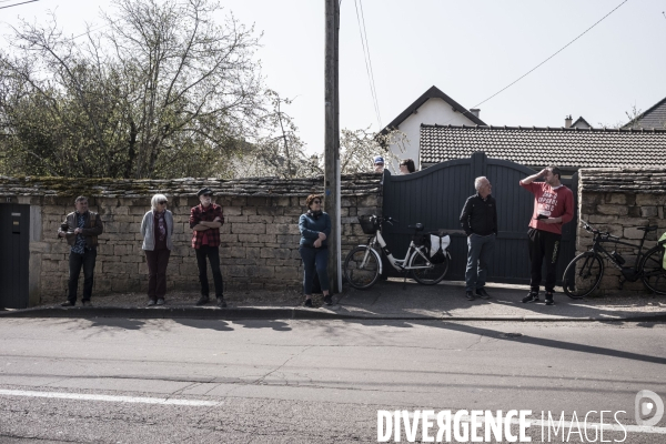 Déplacement d Emmanuel Macron à Dijon.
