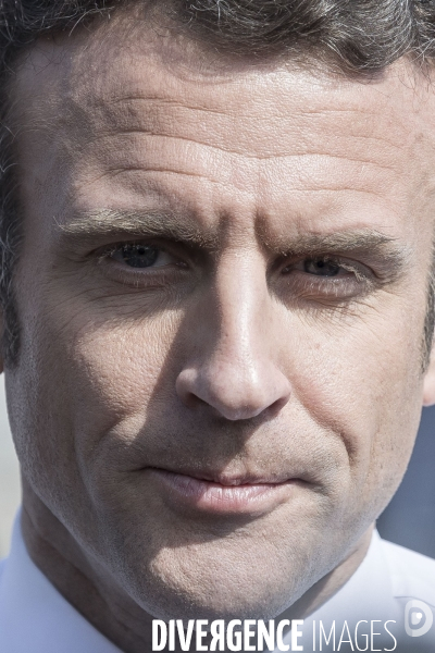 Déplacement d Emmanuel Macron à Dijon.