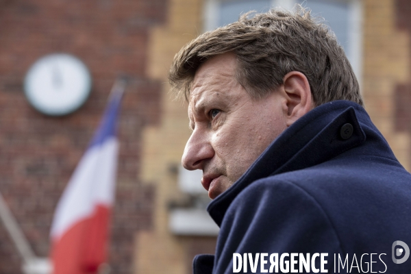 Déplacement de campagne de Yannick JADOT sur le thème de la ruralité.