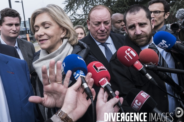 Déplacement de Valerie Pecresse dans les Hauts de France.