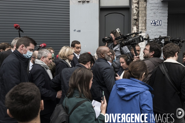 Déplacement de Valerie Pecresse dans les Hauts de France.