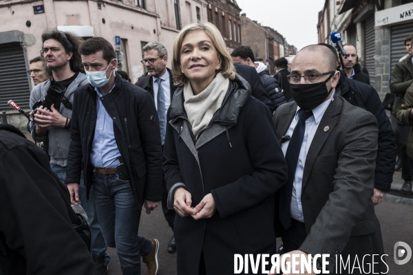 Déplacement de Valerie Pecresse dans les Hauts de France.