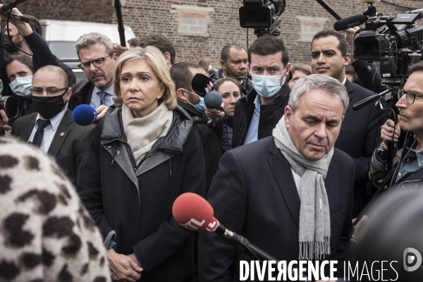 Déplacement de Valerie Pecresse dans les Hauts de France.