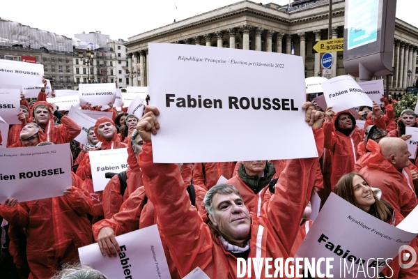 Action Poisson d avril du PCF contre l evasion fiscale