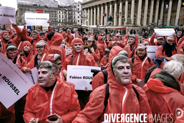 Action Poisson d avril du PCF contre l evasion fiscale