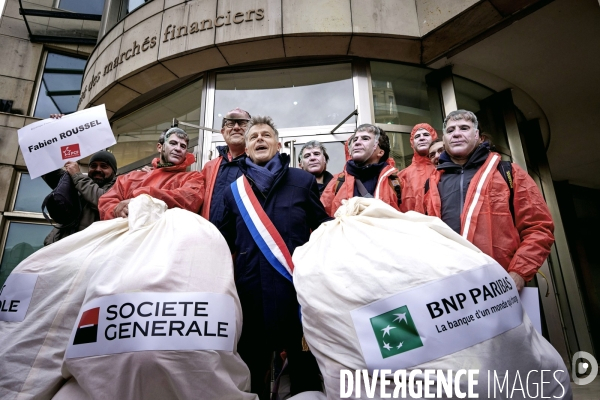 Action Poisson d avril du PCF contre l evasion fiscale