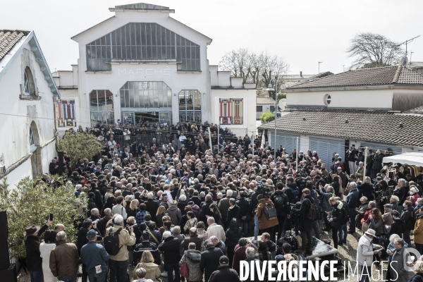 Déplacement d Emmanuel Macron à Fouras.