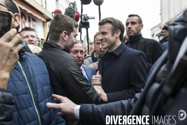 Déplacement d Emmanuel Macron à Fouras.