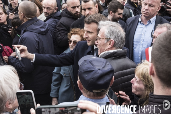 Déplacement d Emmanuel Macron à Fouras.