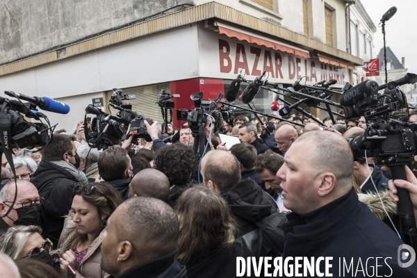 Déplacement d Emmanuel Macron à Fouras.