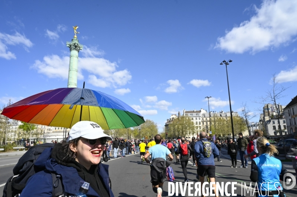 Marathon de Paris 2022. Paris Marathon 2022.