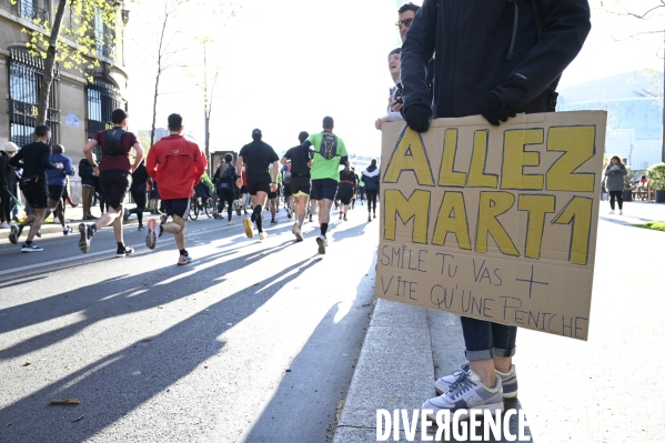 Marathon de Paris 2022. Paris Marathon 2022.