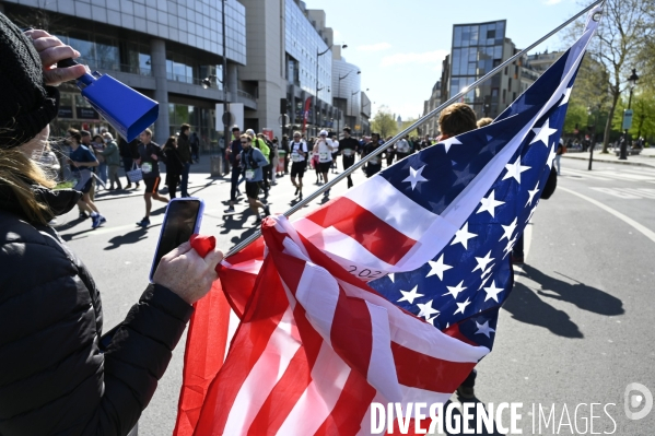 Marathon de Paris 2022. Paris Marathon 2022.