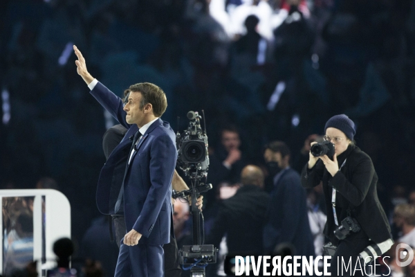 Meeting d Emmanuel MACRON à Paris La Défense Arena