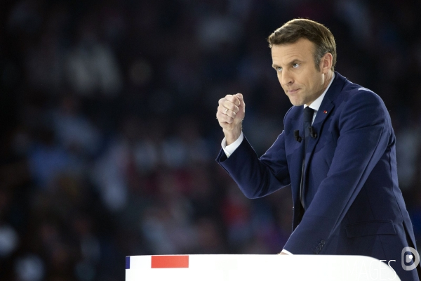 Meeting d Emmanuel MACRON à Paris La Défense Arena