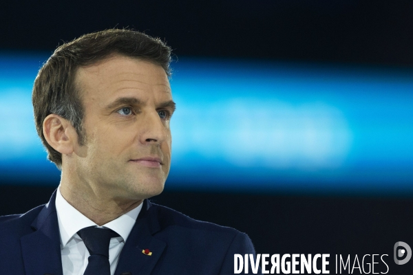 Meeting d Emmanuel MACRON à Paris La Défense Arena