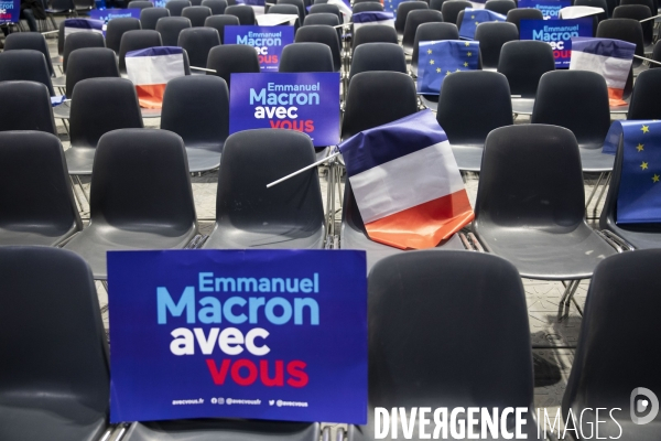 Meeting d Emmanuel MACRON à Paris La Défense Arena