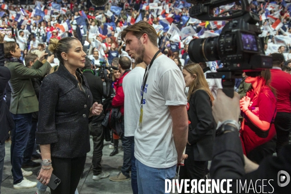 Meeting d Emmanuel MACRON à Paris La Défense Arena