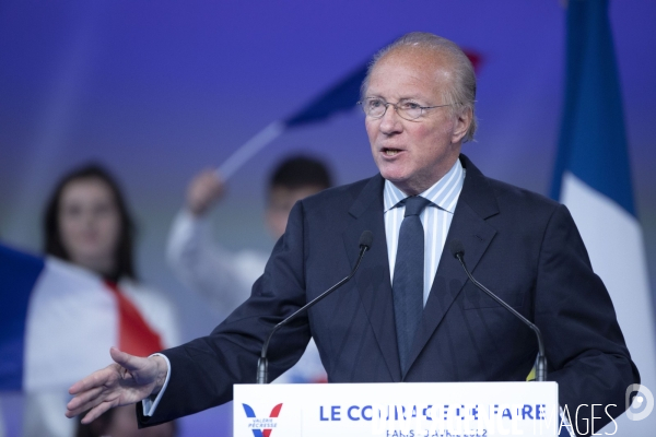 Meeting de Valérie PECRESSE porte de Versailles à Paris.