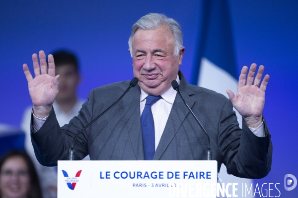 Meeting de Valérie PECRESSE porte de Versailles à Paris.