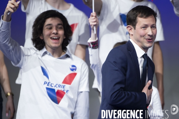 Meeting de Valérie PECRESSE porte de Versailles à Paris.