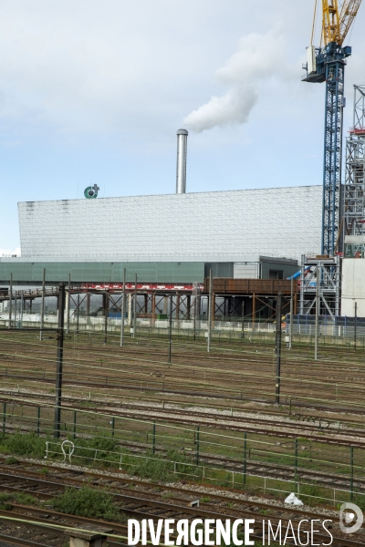 Le centre SYCTOM d incinération des déchets à Ivry.