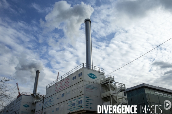 Le centre SYCTOM d incinération des déchets à Ivry.