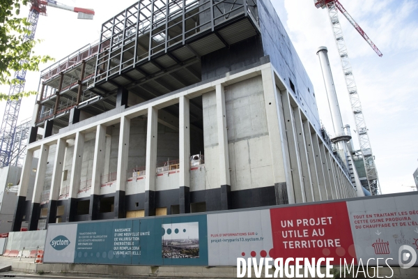 Le centre SYCTOM d incinération des déchets à Ivry.