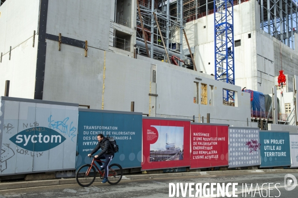 Le centre SYCTOM d incinération des déchets à Ivry.