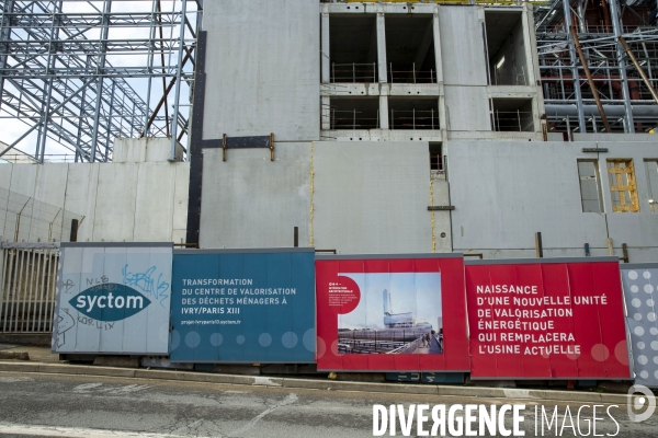 Le centre SYCTOM d incinération des déchets à Ivry.