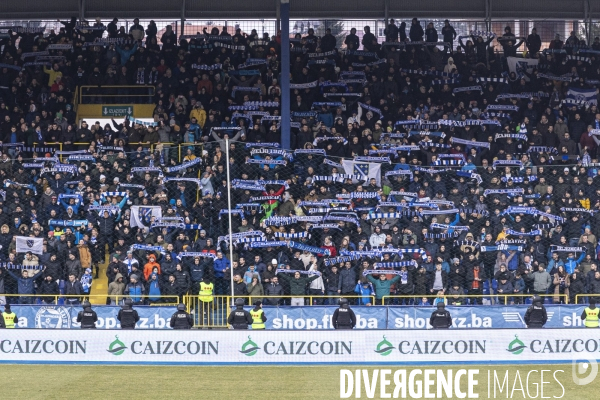 Sarajevo derby de football FK Zeljeznicar VS FK Sarajevo