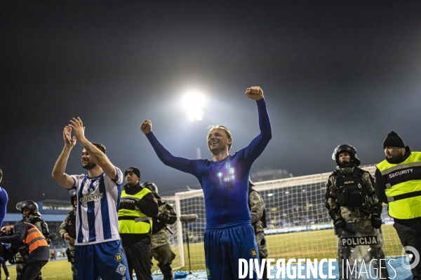 Sarajevo derby de football FK Zeljeznicar VS FK Sarajevo